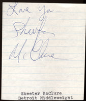 MCCLURE, WILBERT "SKEETER" INK SIGNATURE