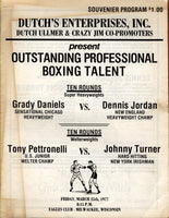 DANIELS, GRADY-DENNIS JORDAN OFFICIAL PROGRAM (1977)
