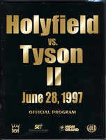 HOLYFIELD, EVANDER-MIKE TYSON II OFFICIAL PROGRAM (1997)