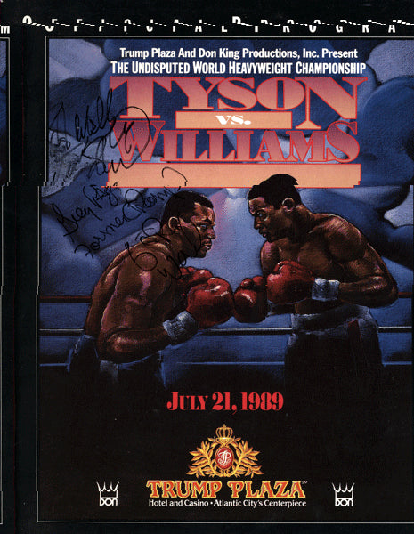 TYSON, MIKE-CARL WILLIAMS OFFICIAL PROGRAM (1989)