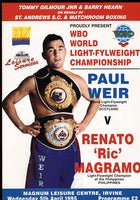 WEIR, PAUL-RIC MAGRAMO OFFICIAL PROGRAM (1995)