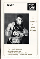 TYSON, MIKE TRIBUTE PROGRAM (1988)