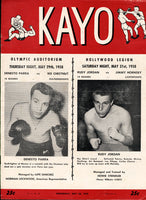 CHESTNUT, IKE-ERNESTO PARRA OFFICIAL PROGRAM (1958)