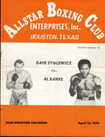 ZYGLEWICZ, DAVE-AL BANKS OFFICIAL PROGRAM (1970)