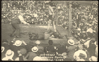 JOHNSON, JACK REAL PHOTO POSTCARD (1915-WILLARD FIGHT)