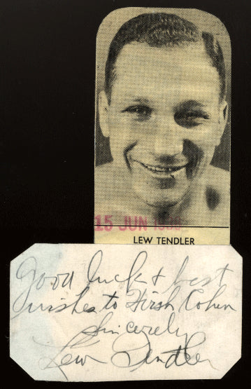 TENDLER, LEW INK SIGNATURE