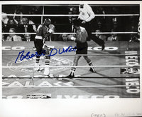 DURAN, ROBERTO SIGNED PHOTO (HAGLER FIGHT)