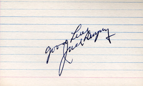 DEMPSEY, JACK INK SIGNED INDEX CARD