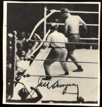 DEMPSEY, JACK SIGNED MAGAZINE PHOTO (FIRPO FIGHT)