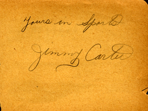 CARTER, JIMMY VINTAGE INK SIGNATURE