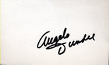 DUNDEE, ANGELO SIGNED INDEX CARD (PSA/DNA)