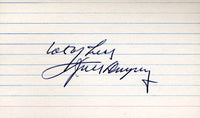 DEMPSEY, JACK INK SIGNED INDEX CARD