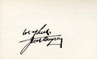 DEMPSEY, JACK INK SIGNED INDEX CARD