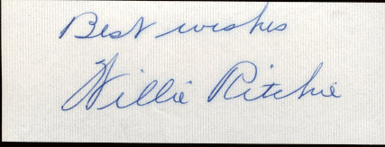 Robert Ritchie Signature RITCHIE, WILLIE INK SIGNATURE – JO Sports Inc.