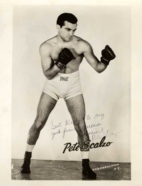 SCALZO, PETE VINTAGE SIGNED PHOTO