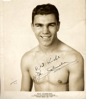 SCHMELING, MAX VINTAGE SIGNED PHOTO