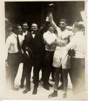 DEMPSEY, JACK-BILL BRENNAN ORIGINAL WIRE PHOTO (1920)