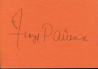 PATTERSON, FLOYD VINTAGE INK SIGNATURE