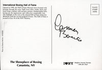 BASILIO, CARMEN SIGNED BHOF POSTCARD