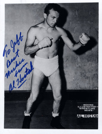 HOSTAK, AL SIGNED PHOTO