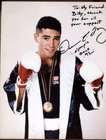 DE LA HOYA, OSCAR SIGNED PHOTO