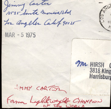 CARTER, JIMMY INK SIGNATURE