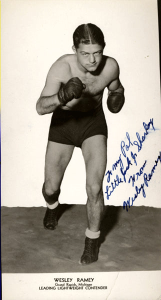 RAMEY, WESLEY SIGNED PHOTO – JO Sports Inc.