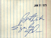 ROBINSON, SUGAR RAY INK SIGNATURE (SIGNED IN 1973-PSA/DNA)