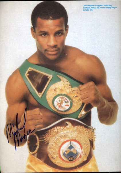 MOORER, MICHAEL SIGNED PHOTO