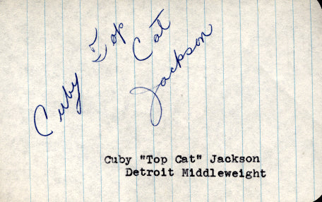 JACKSON, CUBY INK SIGNATURE