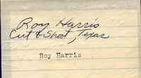 HARRIS, ROY INK SIGNATURE