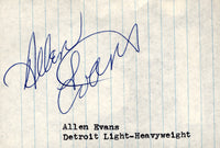 EVANS, ALLEN INK SIGNATURE