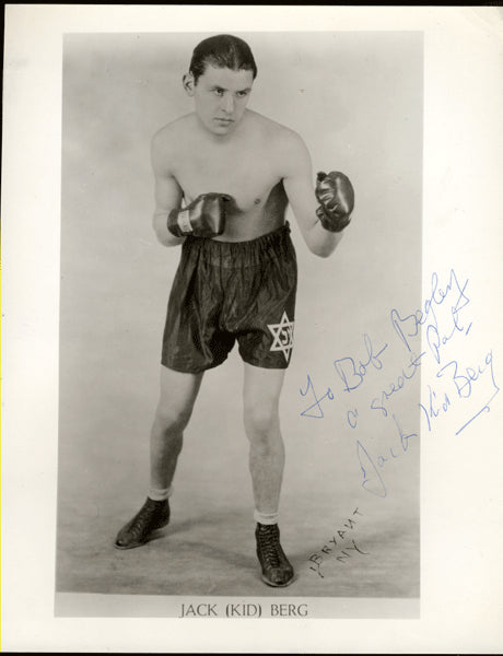 Le boxeur anglais Jack Kid Berg. Boxe. Boxing. Sport de combat. 1931
