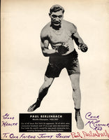 BERLENBACH, PAUL SIGNED PHOTO