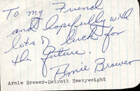 BROWER, ARNIE INK SIGNATURE