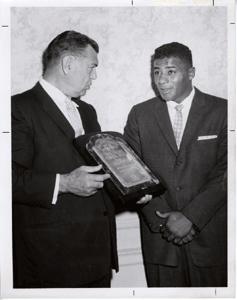 DEMPSEY, JACK & FLOYD PATTERSON WIRE PHOTO