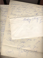 O'GATTY, PACKEY HAND WRITTEN LETTER