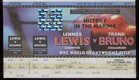 LEWIS, LENNOX-FRANK BRUNO FULL TICKET (1993)