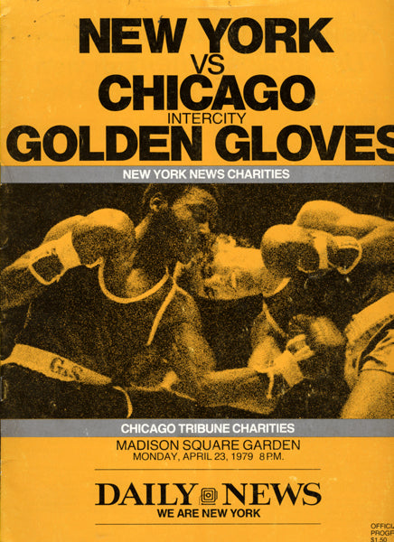1979 NEW YORK VS CHICAGO GOLDEN GLOVES PROGRAM (CAMACHO, MOORE,GREEN)
