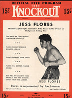 FLORES, JESS-EDDIE PRINCE OFFICIAL PROGRAM (1948)
