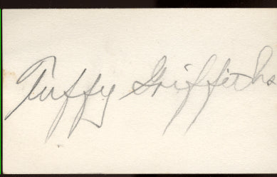 GRIFFITHS, TUFFY PENCIL SIGNATURE