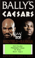 HOLYFIELD, EVANDER-HASIM RAHMAN CREDENTIAL (2002)