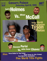 HOLMES, LARRY-OLIVER MCCALL OFFICIAL PROGRAM (1995)