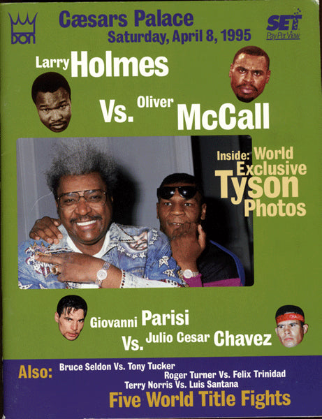 HOLMES, LARRY-OLIVER MCCALL OFFICIAL PROGRAM (1995)