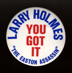 Holmes,Larry Pinback Button