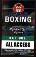 Byrd,Chris Official Credential Against Oquendo 2003 (Used by Arthur Mercante)