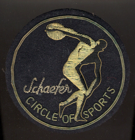 SCHAEFER BEER CIRCLE OF SPORTS PATCH (MERCANTE COLLECTION)