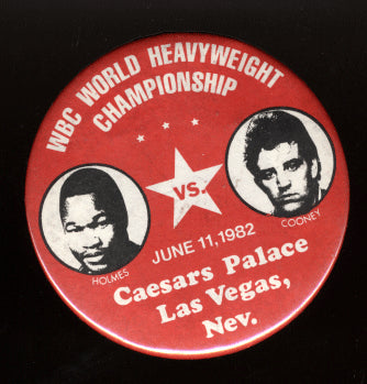 HOLMES, LARRY-GERRY COONEY SOUVENIER PIN (1982)