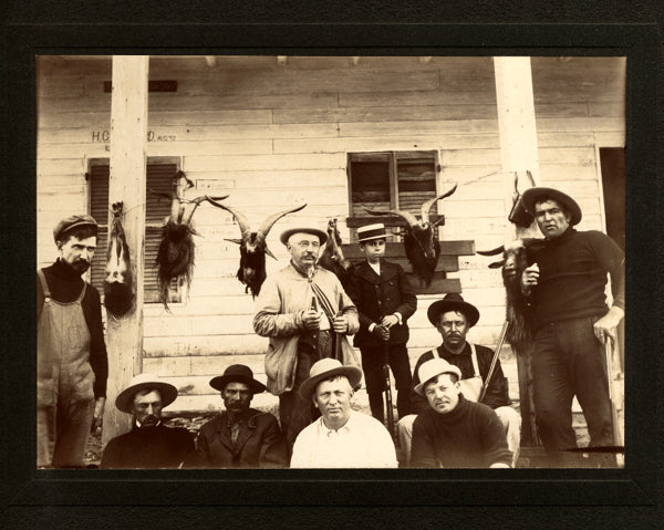 JEFFRIES, JAMES J. ORIGINAL ANTIQUE PHOTO AT TRAINING CAMP