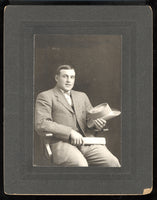 BURNS, TOMMY ORIGINAL ANTIQUE MOUNTED PHOTO